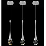 Luminaire suspendu en acier inoxydable à 3 lumières Matylda