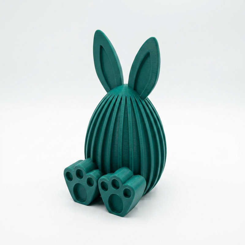 Corin Ribbed Bunny Sculpture