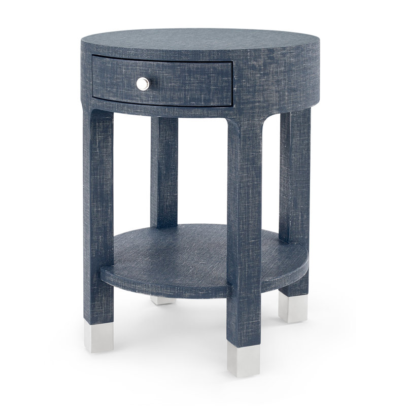 Dakota End Table, Navy Blue