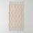 47" x 59" Ivory Chunky Cable Knit Throw with Diamond Lattice Pattern and Tassel Fringe, Soft Cozy Woven Accent Blanket