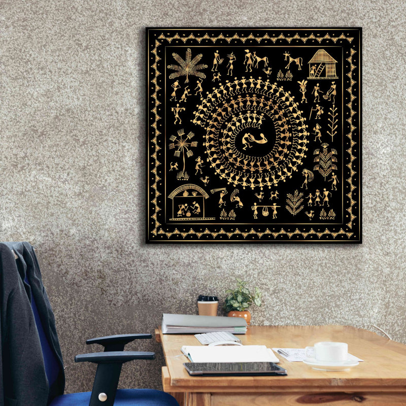 «Africania Converted» par Epic Portfolio, estampe numérique sur toile, H 37 po x l 37 po x P 1,5 po