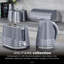Tower Solitaire Canisters, Mirror Finished Steel Lid with Round Loop, Airtight-92282937