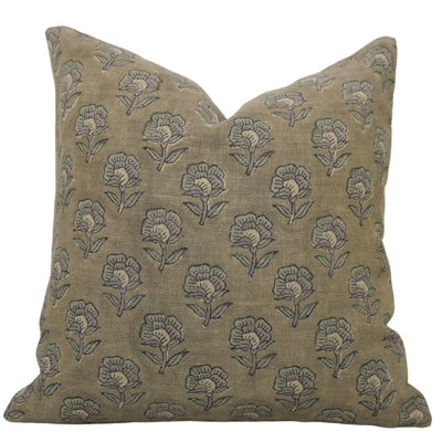 Housses de coussin en lin Floral