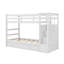 Lit superposé simple au-dessus de simple avec lit gigogne et escalier-1167698806-1167698804