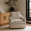 Upholstered Swivel Armchair-574530966