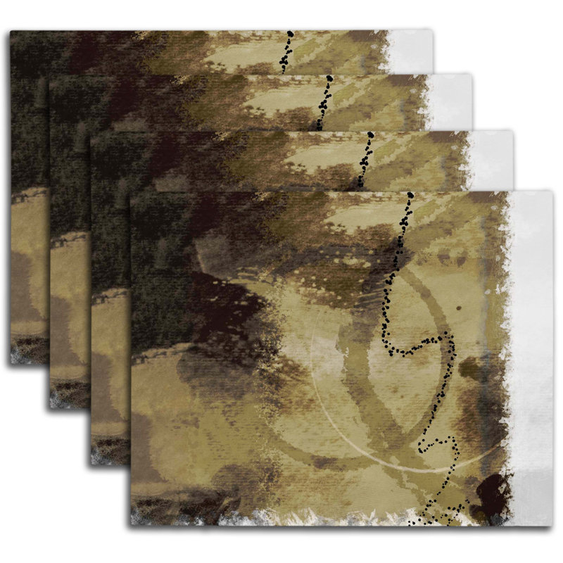 Napperon abstrait en polyester