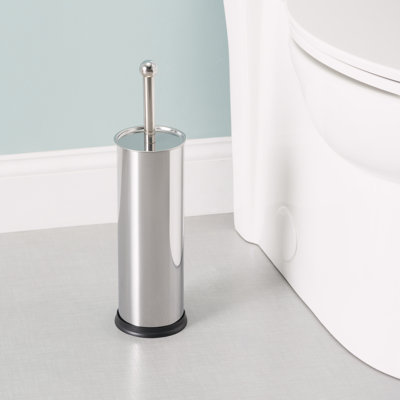 Home Basics Metal Toilet Brush And Holder