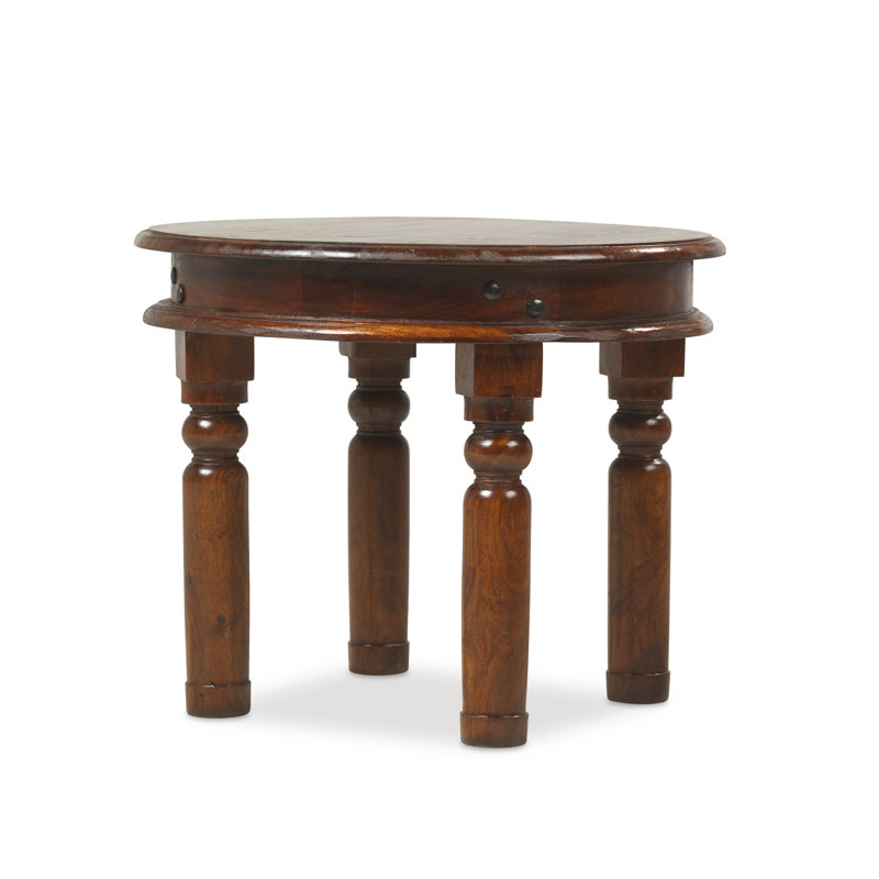 Indian Four Leg Coffee Table, 46cm H x 55cm W x 55cm D