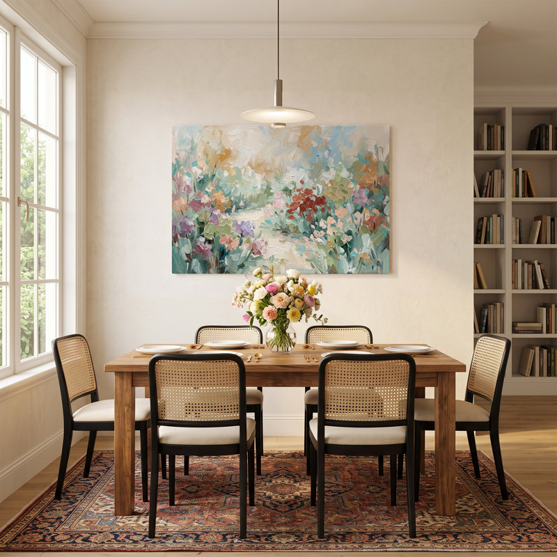 Tableau impressionniste multicolore sur toile, paysage, œuvre d'art murale picturale pour salon, salle à manger et chambre