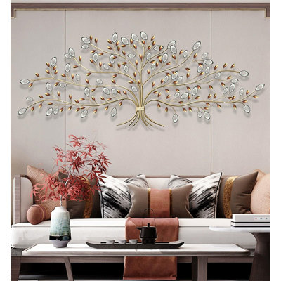 Modern minimalist style tree branch wall decoration