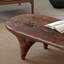 Table basse de style rétro Wabi-sabi