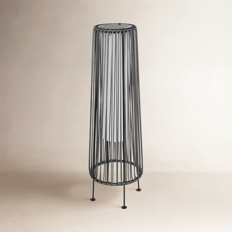 Luminaire solaire de sol GORDES, Gris