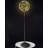 Sleek Metal Freestanding Floor Clock Large Numerals Living Room Decor