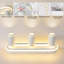 Ensemble d'éclairage sur rail 3 lumières 3 lumières, luminaire sur rail moderne avec têtes rotatives flexibles, double éclairage 35 W + 15 W, comprend 3 ampoules GU10 pour le salon de la cuisine-128827487