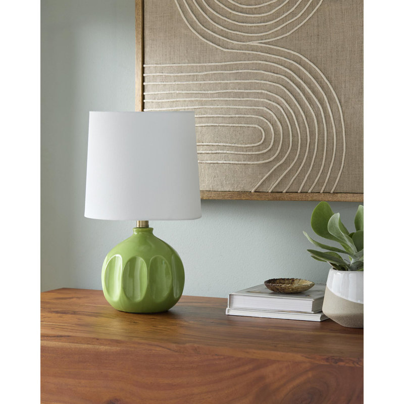 Lacroix Bellune Table Lamp, Green