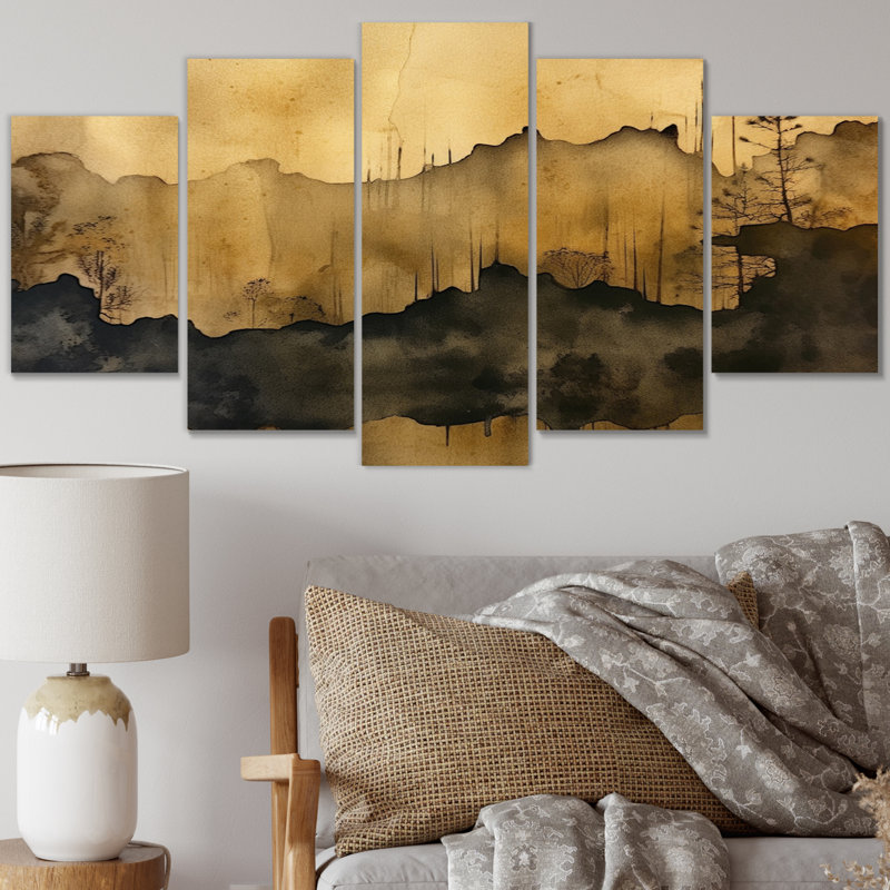 Claribell - Abstract Wall Decor - 5 Panels