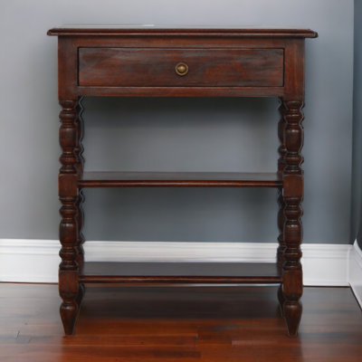 Side Table Solid Wood End Table
