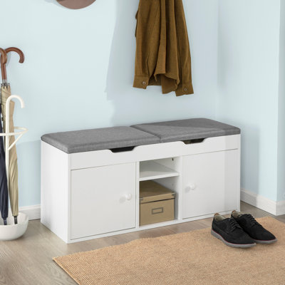 Helmward Polyester Upholstered Storage Bench