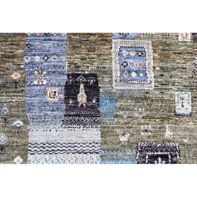 Aryana Wool Patchwork Area Rug