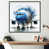 Black Floater Framed selected