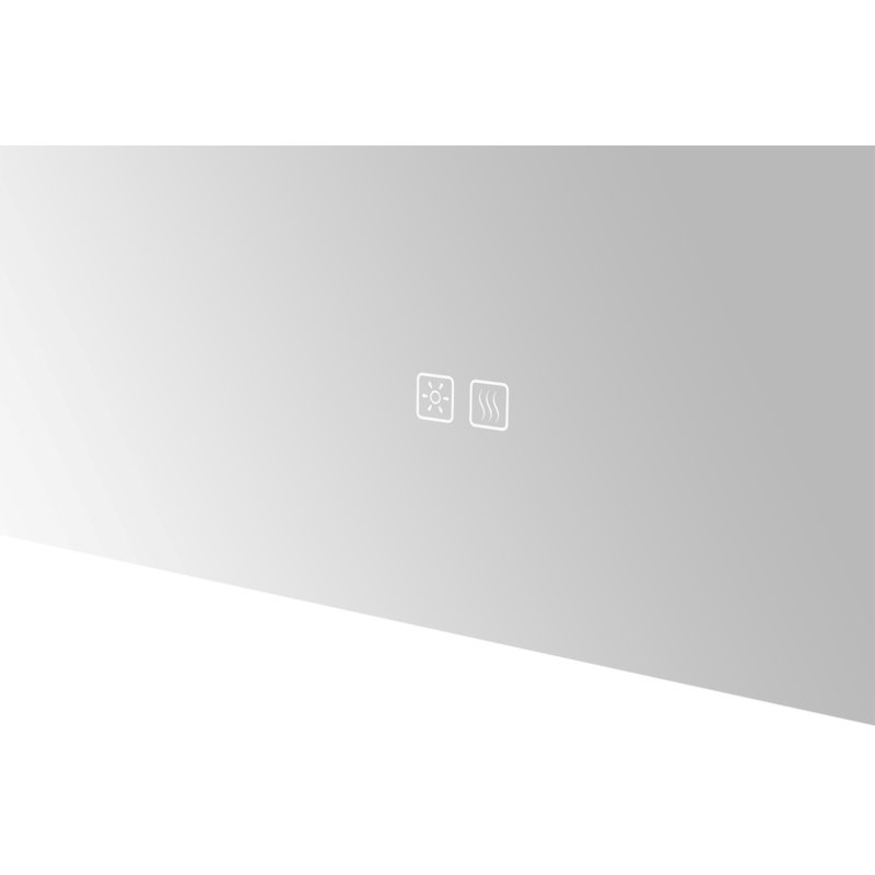 Madison l 48 po x H 36 po x P 2,28 po, miroir lumineux à DEL avec cadre mince, désembueur, éclairage à 3 températures de couleur, installation murale verticale ou horizontale