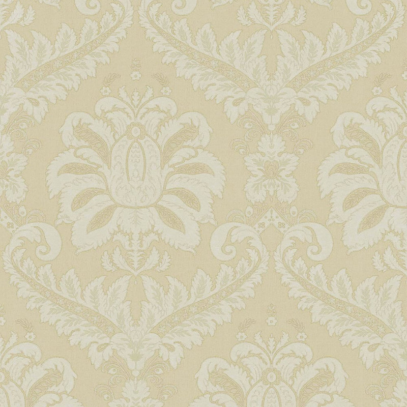 Ornamenta Collection Traditional Damask Wallpaper Roll, Gold