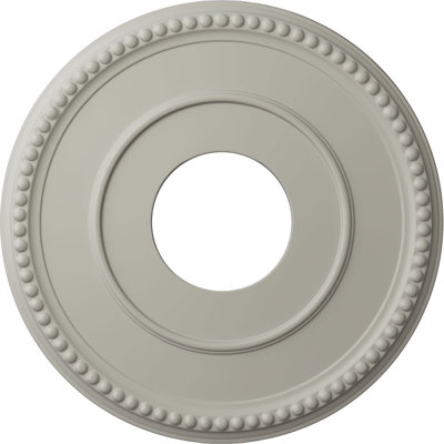 Endurathane Legacy Acanthus Ceiling Medallion, 12 3/4"OD x 7/8"P (Fits Canopies up to 3 1/2"), Hand-Painted Flash Copper Finish