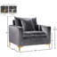 Fauteuil large en velours Naomi-1753535276