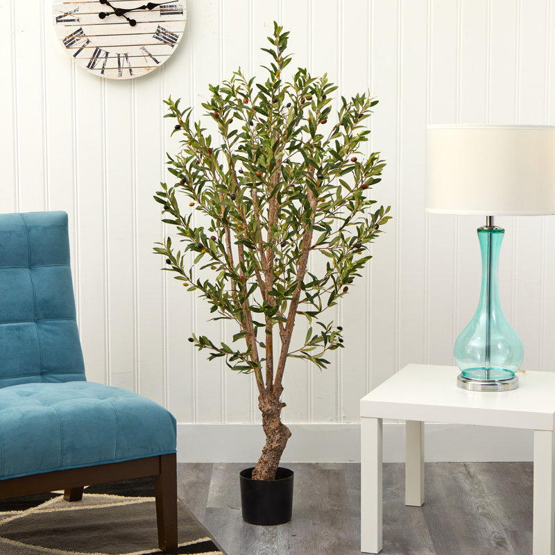Olive artificielle 54 po en pot