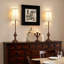 Ensemble de 28 lampes de table 28 po en résine brune de style rustique traditionnel avec chaîne à tirer pour console, buffet, salle à manger et entrée-2063905666
