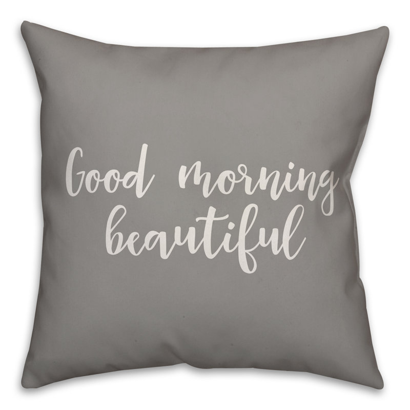 Throw Pillow, Gray, Pillow Cover