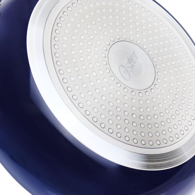 Batterie de cuisine en aluminium antiadhésive 10 pièces Oster, Bleu