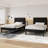 Twin Size Bed Set Upholstered Platform With Adjustable Diamond Tufted Headboard-2064481992
