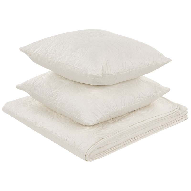 Ridgehaven Solid Colour Bedspread with Pillowcases Included, 160 x 220cm