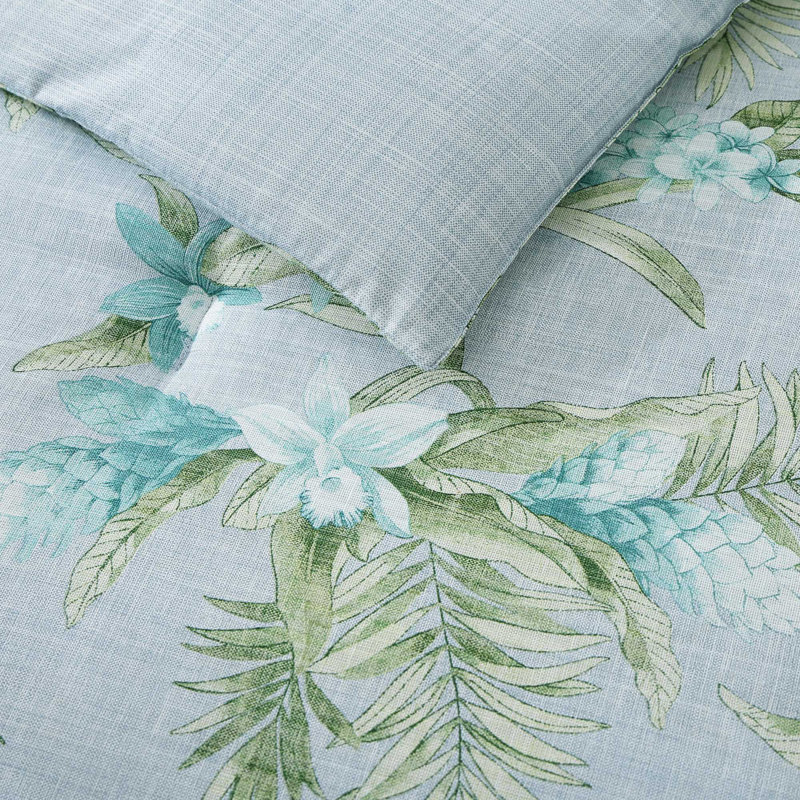 Ensemble d'édredon en coton Tommy Bahama, Édredon pour grand lit + 2 taies décoratives