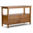 Warm Shaker 48"W Solid Wood Storage Console Table with 4 Drawers and Open Shelf-117471971