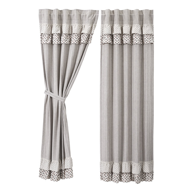 Paire de rideaux obscurcissant avec passe-tringle Bahari, L 40 po x L 84 po