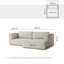 Four-Seater Corner Sofa With Bed Function-1857987654-1857987648