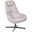 Upholstered Fabric Swivel Armchair