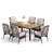 Argyri 6 - Person Patio Dining Set with Rectangular Table , Cushions Included