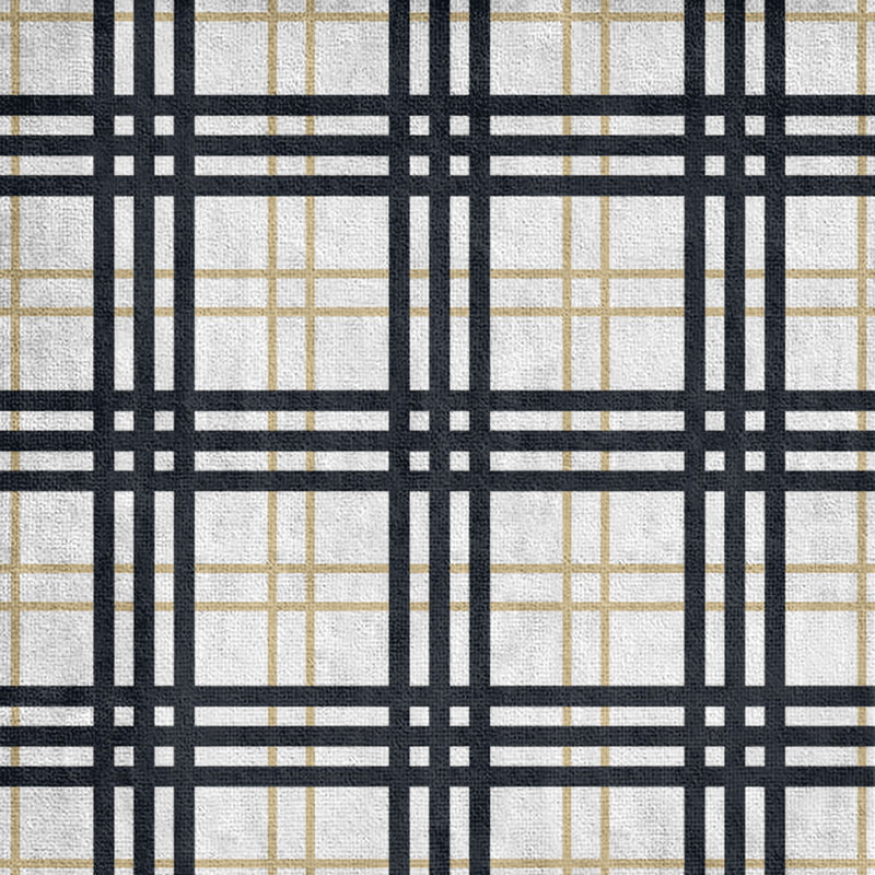 Bath Towel, White/Old Gold/Black, Polyester/Cotton Blend
