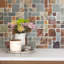 Carreau de mosaïque en ardoise 12 po x 12 po