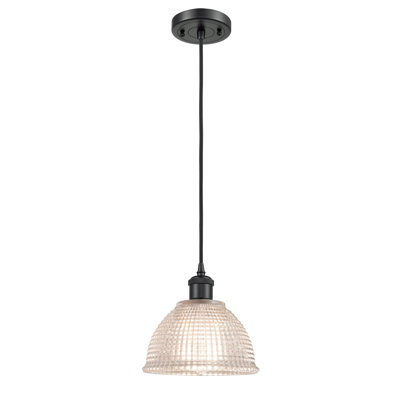 Luminaire suspendu en forme de cloche à 1 lumière Efrain