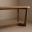 Table de salle à manger moderne en bois massif de style rétro moderne-107771934