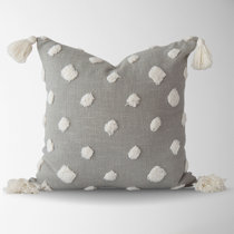 Giant Black and White Polka Dots, Throw Pillow by SpotsDotsPrints