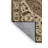Machine Washable Tabriz Brown Area Rug-1965891415