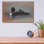 Art mural en verre épique «American Loon Family» par Jim Brune, 16 po x 12 po