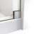 72.38" W x 34.5" D x 76" H Frameless Rectangle Sliding Shower Enclosure-85570406
