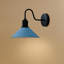 Abat-jour en forme de lampe de table en métal 22 cm avec abat-jour rétro industriel, abat-jour de plafond facile à installer pour la cuisine et la salle à manger-1563354048