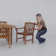 Eleana 4 - Person Teak Wood Patio Dining Set with Round Table